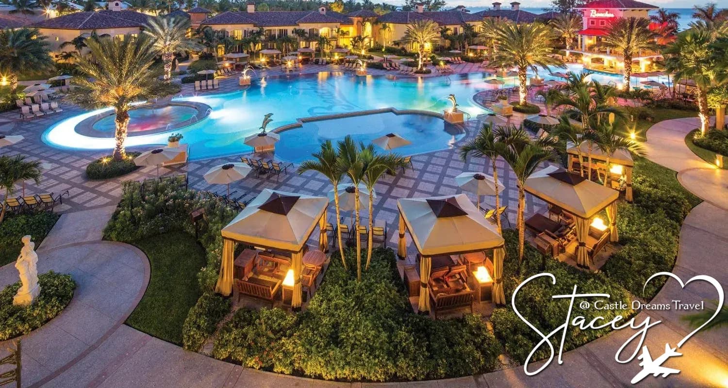 Beaches Turks & Caicos resort on the turquoise water of Grace Bay