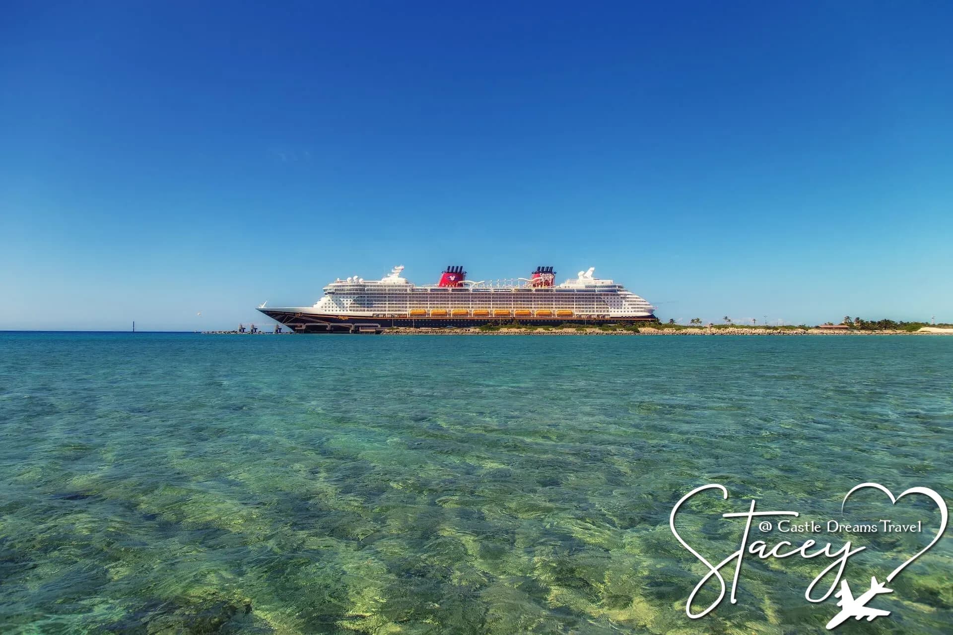 Disney Cruise Line ship at sea