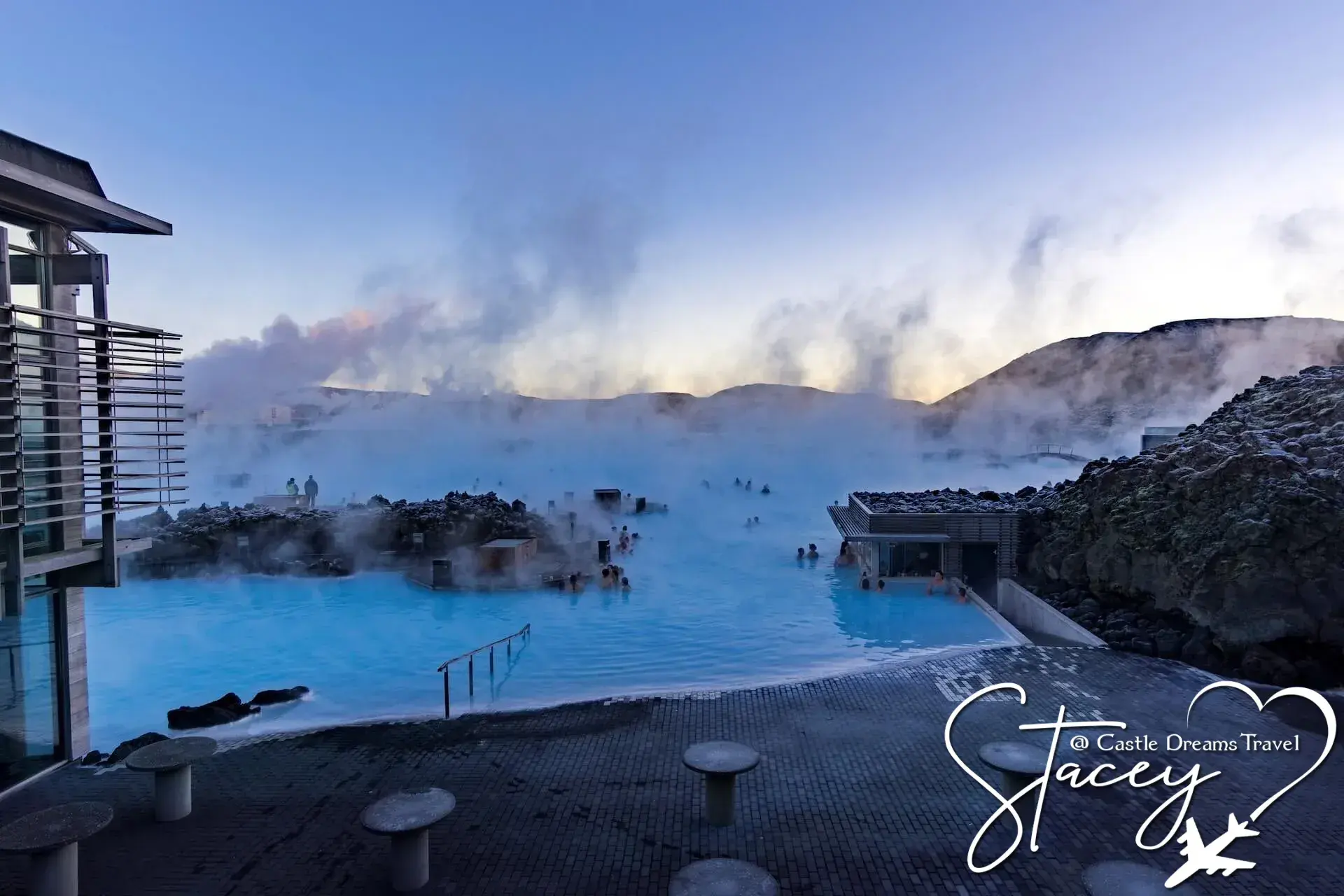 Milky blue geothermal waters of Iceland's Blue Lagoon