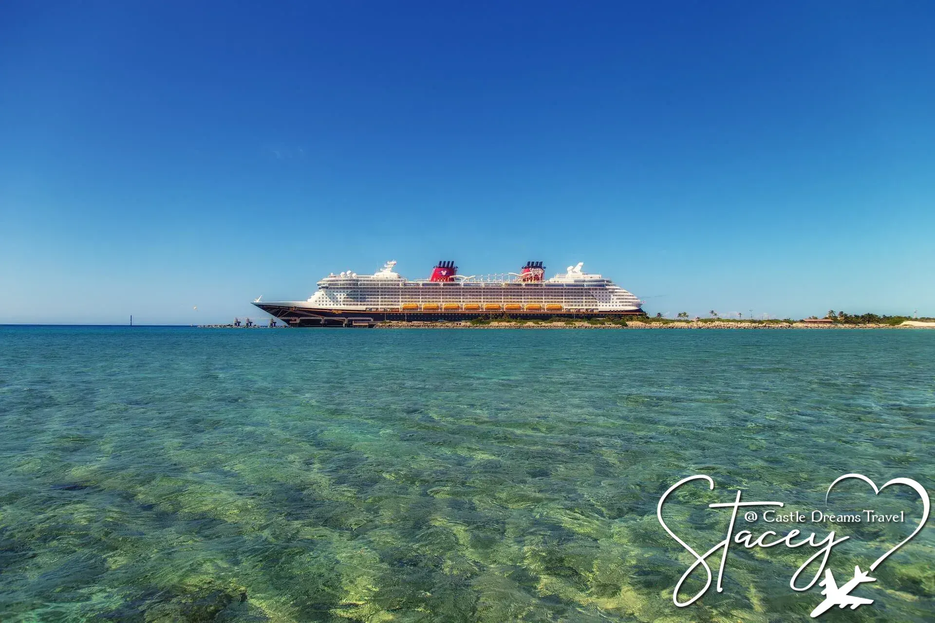 Disney Cruise Line ship at sea