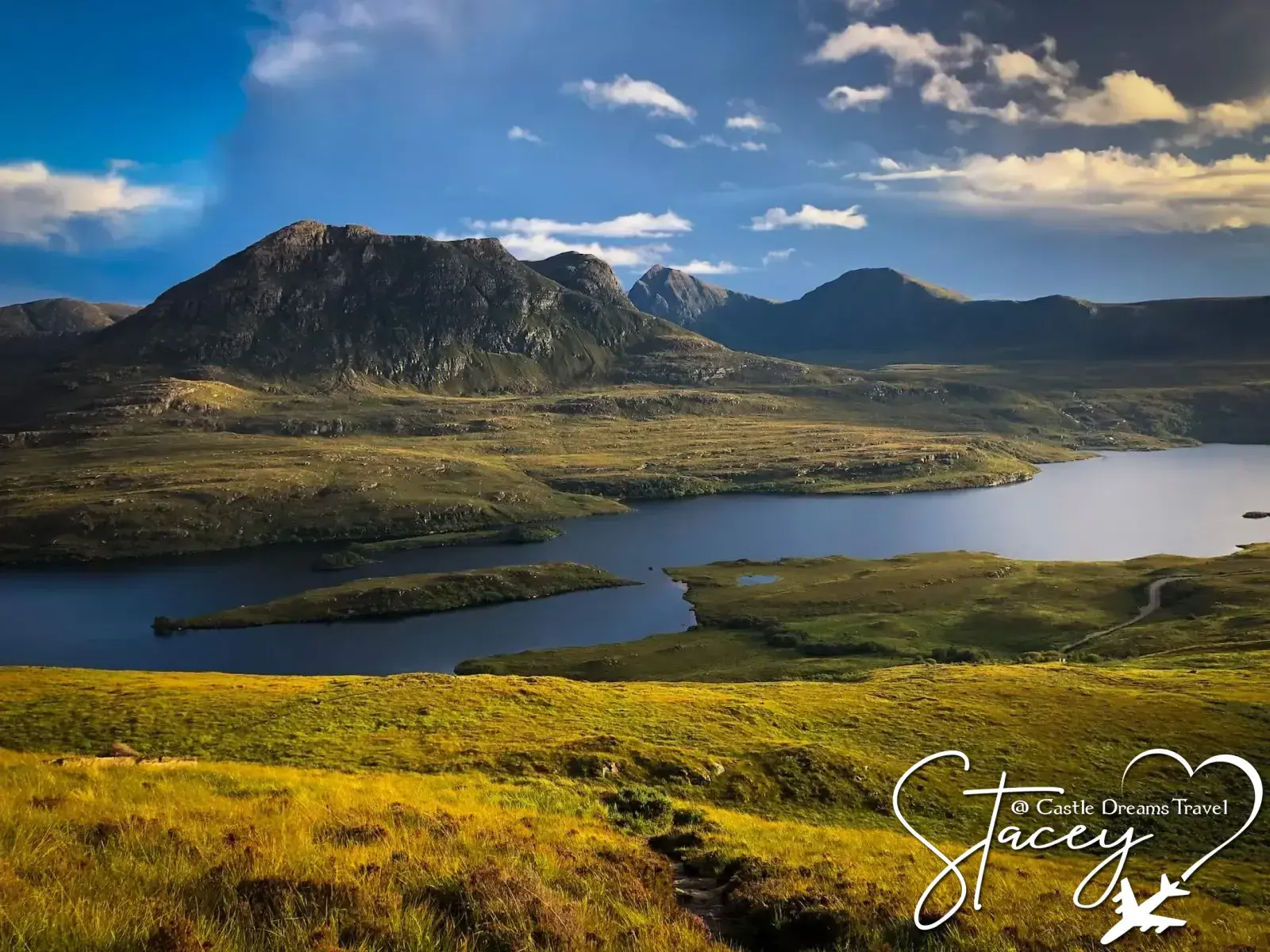 Misty mountains and lochs of the Scottish Highlands