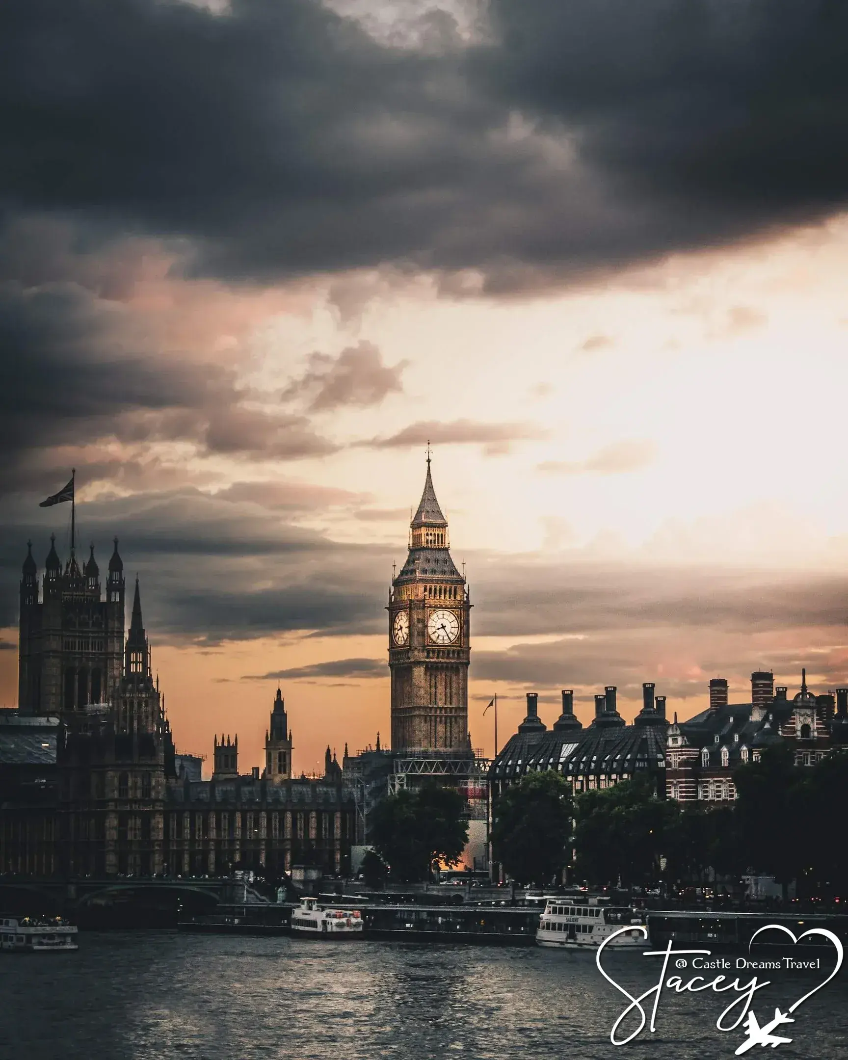 Tower Bridge and the River Thames in London, England